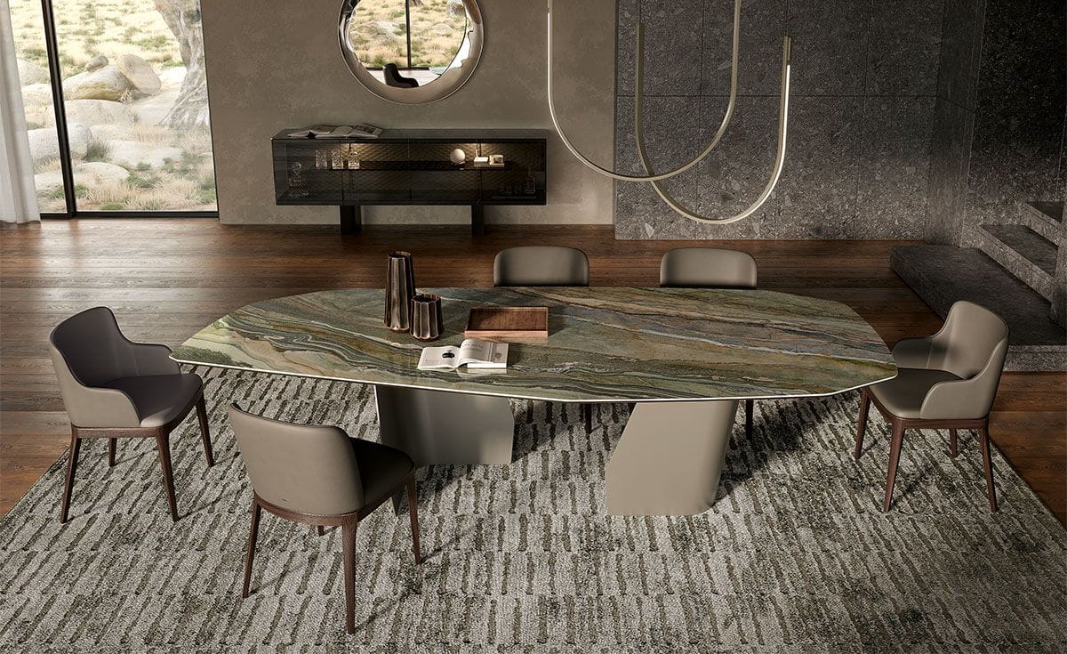 Керамический стол со скульптурным основанием Cattelan italia Senator ARCH-00110053 - Вид №2