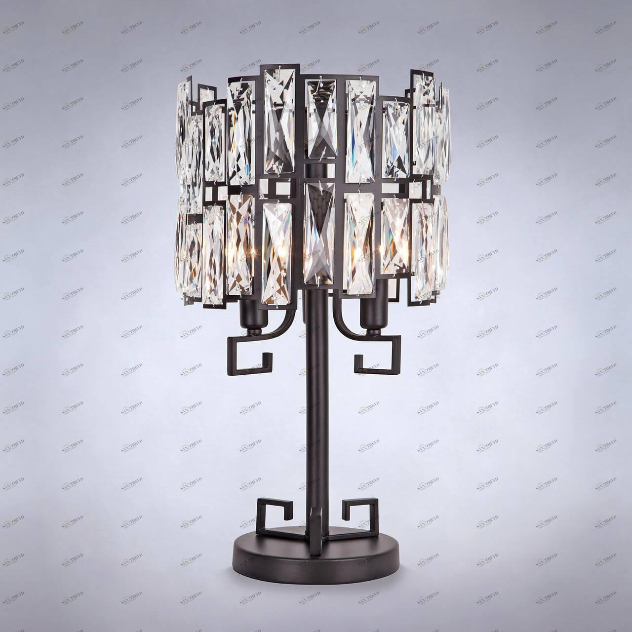 Настольная лампа Bogates Frammenti 01093/3 Strotskis BOGATES ИНТЕРЬЕРНЫЕ 194856 Прозрачный;черный 