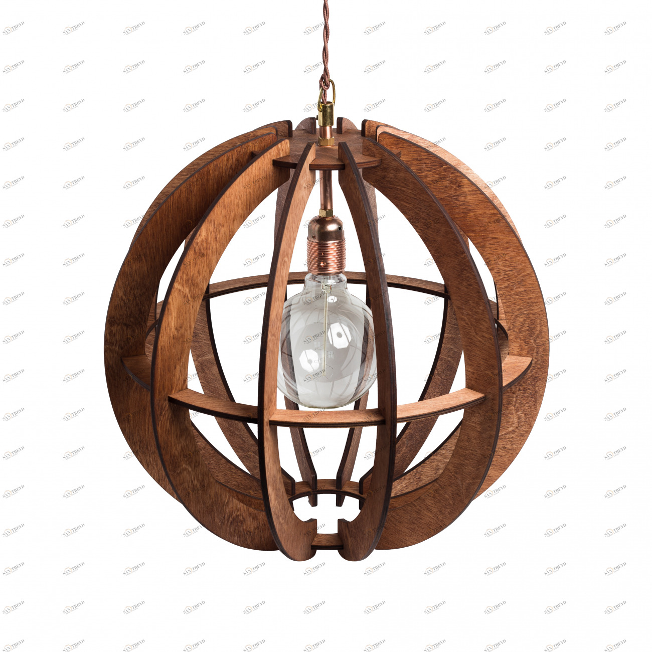 Напольная лампа Аэросфера Loo51 ALBERO НЕОБЫЧНЫЕ 015992 Коричневый 