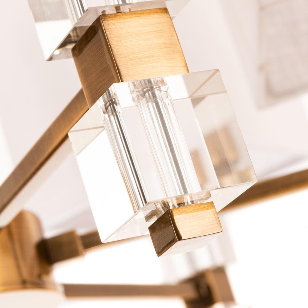 Подвесная люстра Arte Lamp North A5896LM-6PB ARTE LAMP ДИЗАЙНЕРСКИЕ, NORTH 328820 Белый;хром  - Вид №2