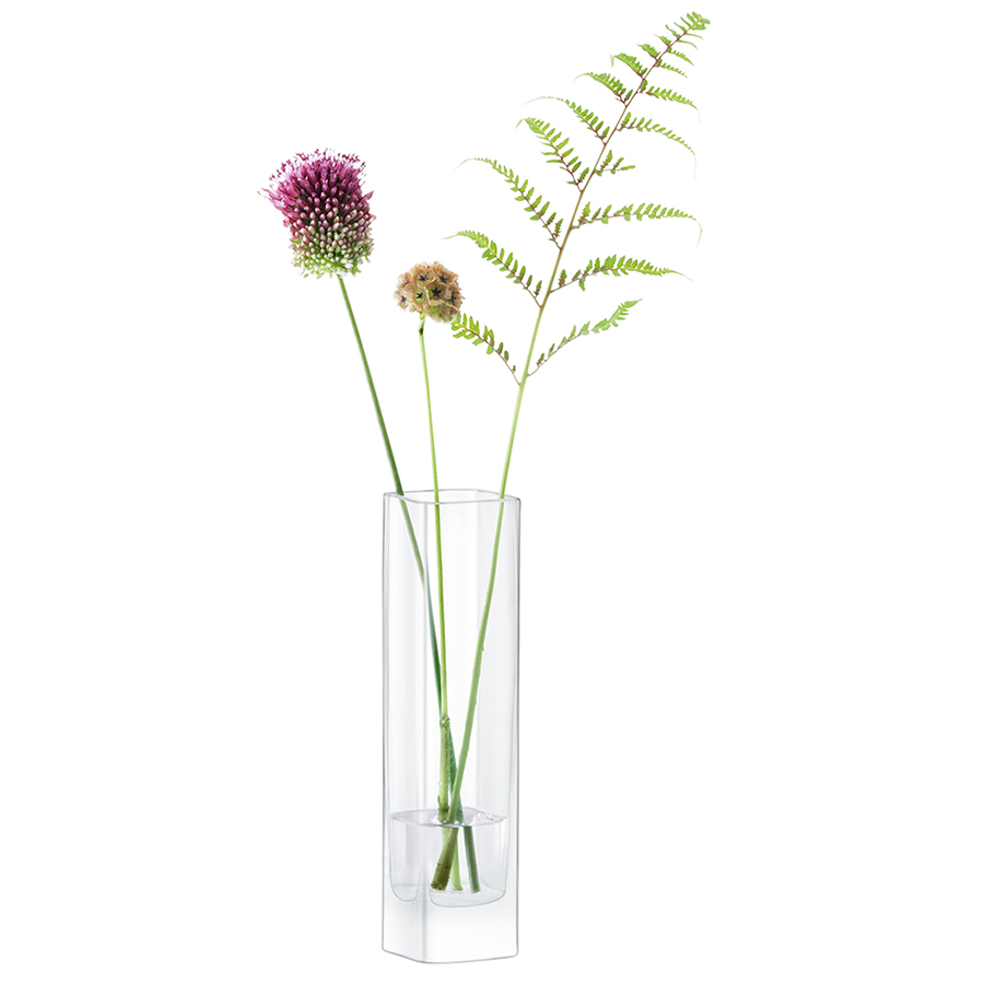 G856-20-301 Ваза прямоугольная modular 20 x 5 x 5 см прозрачная LSA International  - Вид №5