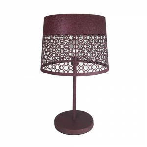 Лампа настольная бордовая Seven Fires "Карвед" 39103.04.68.01C SEVEN FIRES КАРВЕД 00-3907817 Фиолетовый