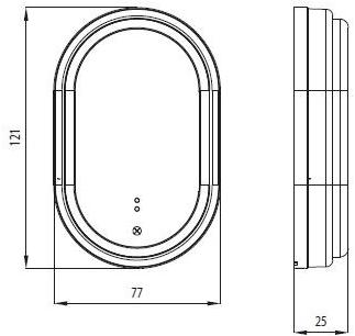 ASSA ABLOY Opening Solutions Кодовый замок стены Smartair™ Nsnzr2pussb  - Вид №4