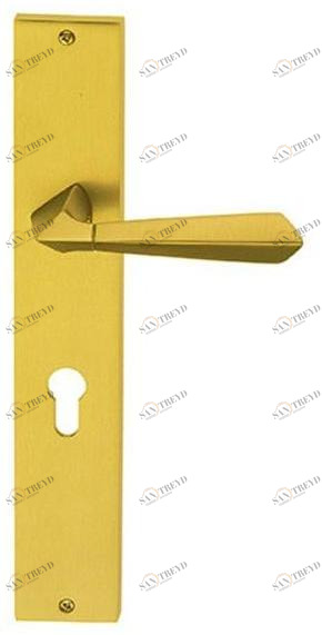 Pasini Ручка из латуни на пластине с накладкой  3670/3540 