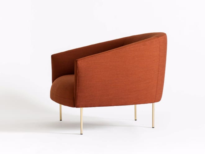 Тканевое кресло с подлокотниками Tacchini Рим ARCH-00128360 - Вид №1