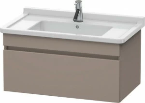 DS638804343 Тумбочка подвесная DuraStyle #DS6388 800 x 470 мм Базальт матовый, декор