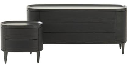 Poliform Деревянная тумбочка с ящиками Gentleman sun-id-1435578 - Вид №1