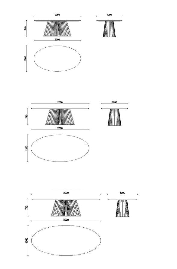 Овальный стол COLLI CASA Венеция ARCH-00039882 - Вид №5
