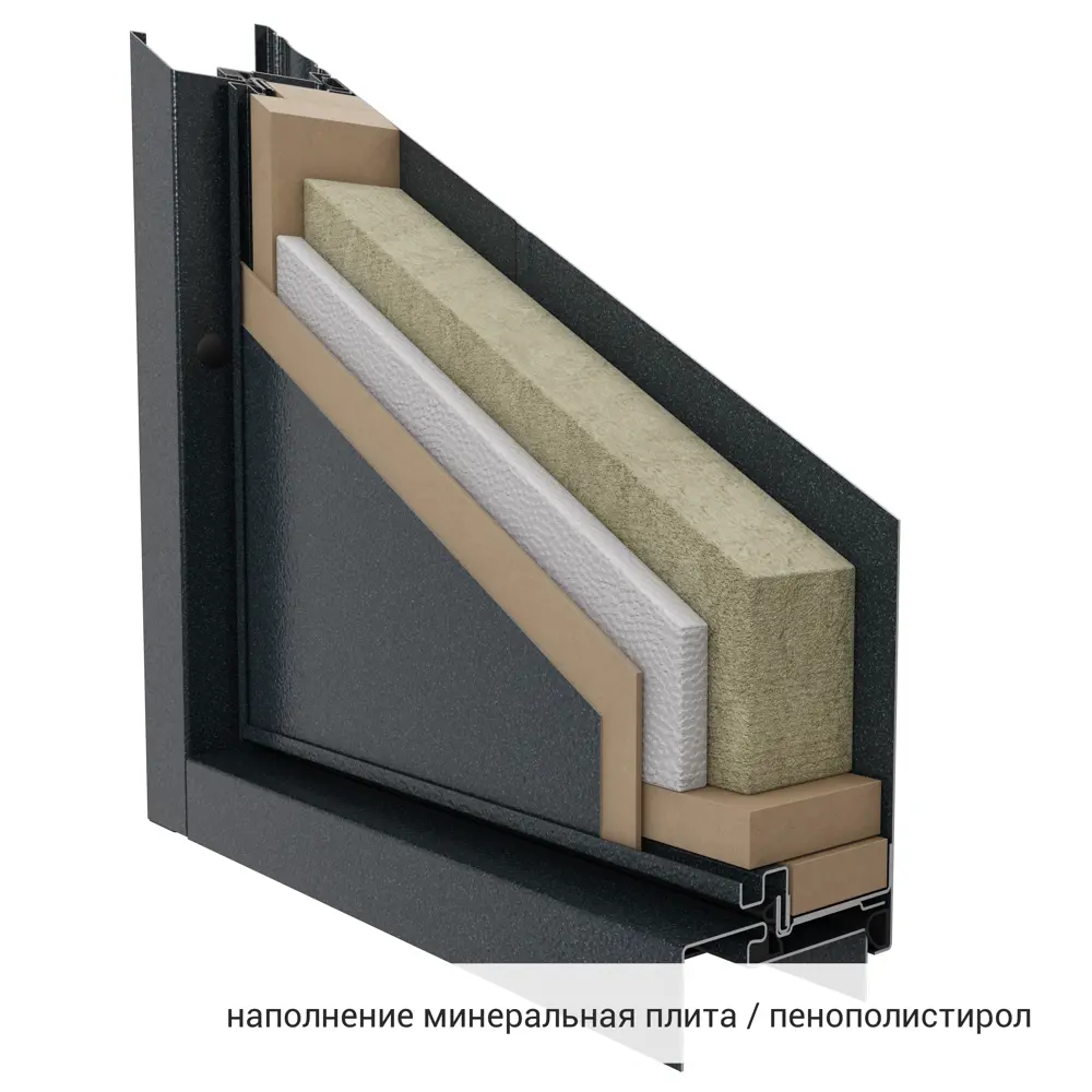 Дверь входная металлическая Делмор 950x2050 мм правая. цвет синий 89154285 STLM-2157103 TOREX  - Вид №13