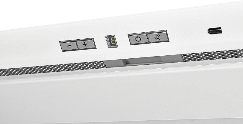 INBOX 54 W Встраиваемая вытяжка, ширина 54 см, отвод/рециркуляция, 1000 м3/час, управление soft touch, 4 скорости, светодиодное освещение 1х13 вт, металлические жироулавливающие фильтры, угольный фильтр (опция), цвет белый Kuppersberg Santreyd  - Вид №2