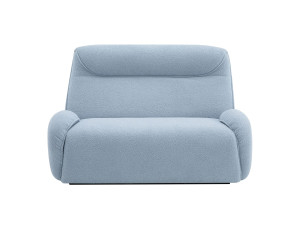 2-местный тканевый диван с откидной спинкой