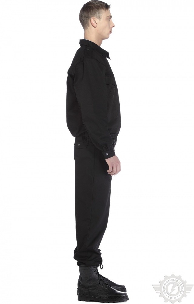 61514 Костюм "Страйк" летний черный  Одежда для охранных структур  размер 44-46/170-176 Спецодежда  - Вид №8