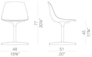 Lapalma Стул из фанеры 4 звезды Miunn S162 - Вид №5