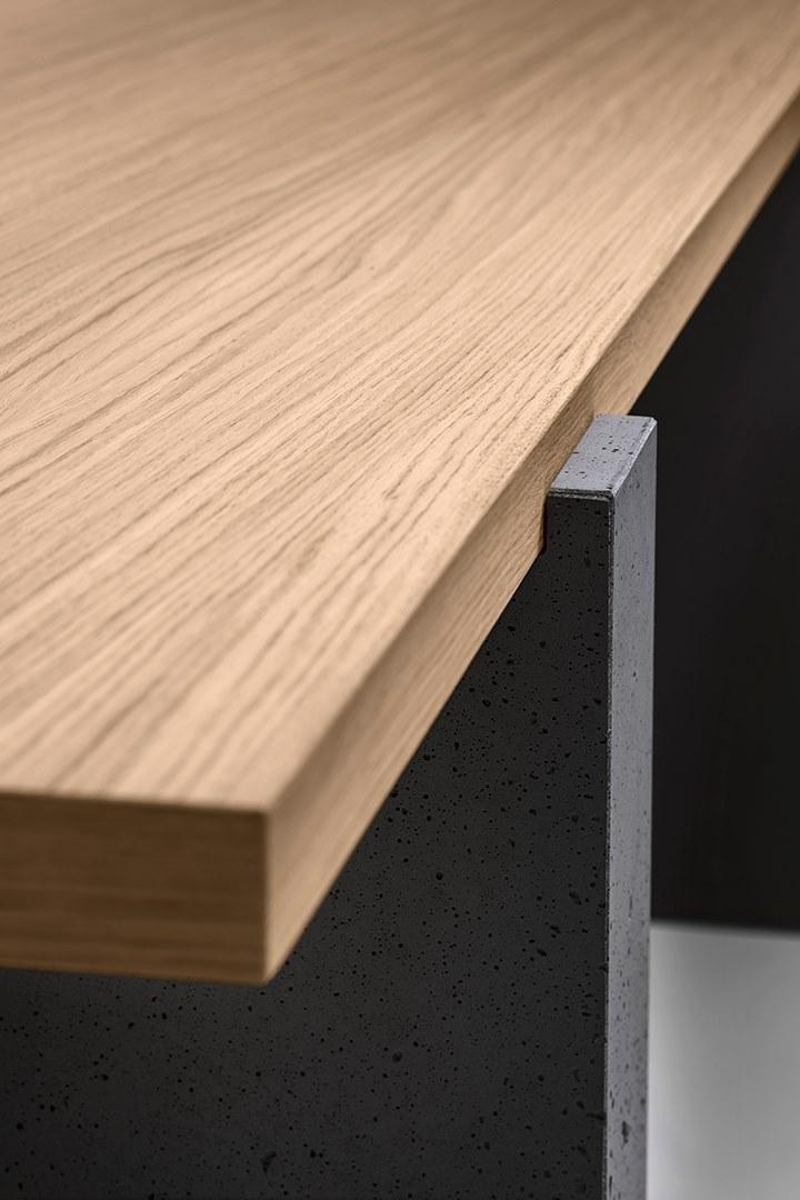 Cimento Прямоугольный стол из цемента и дерева Accademia sun-id-1423781 - Вид №4