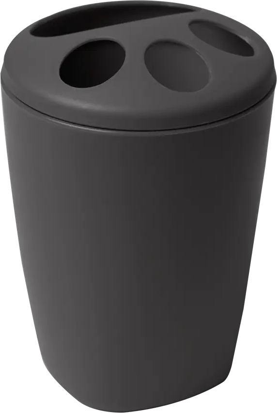 Стакан-подставка BEROSSI Aqua для зубных щёток в стиле базальт 89350159