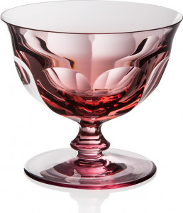 10673469 Moser Креманка Moser Леди Гамильтон 380мл (розалин) Хрусталь бессвинцовый