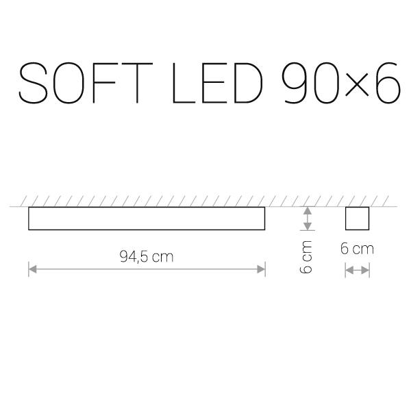 Потолочный светодиодный светильник Nowodvorski Soft Led 9540 NOWODVORSKI SOFT LED 202537 Белый  - Вид №1