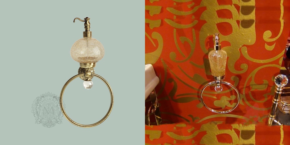 ML.CRS-60.226.CR Кольцо с дозатором мыла Migliore Cristalia Swarovski  - Вид №2