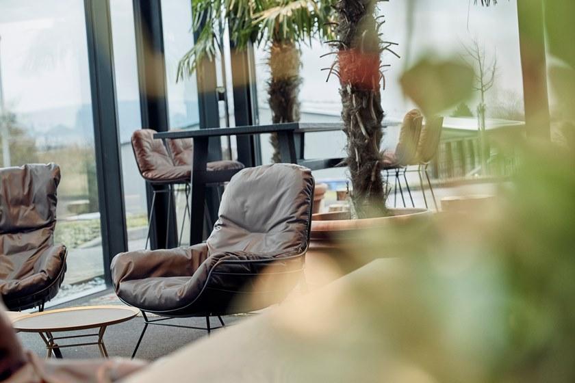 Freifrau Кресло-качалка, обитое кожей, с подлокотниками Leyasol sun-id-1400779 - Вид №2