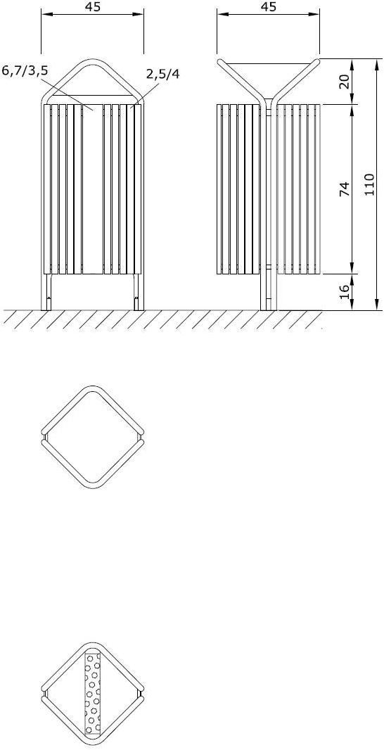 Euroform W Деревянная корзина для мусора  2010  - Вид №3