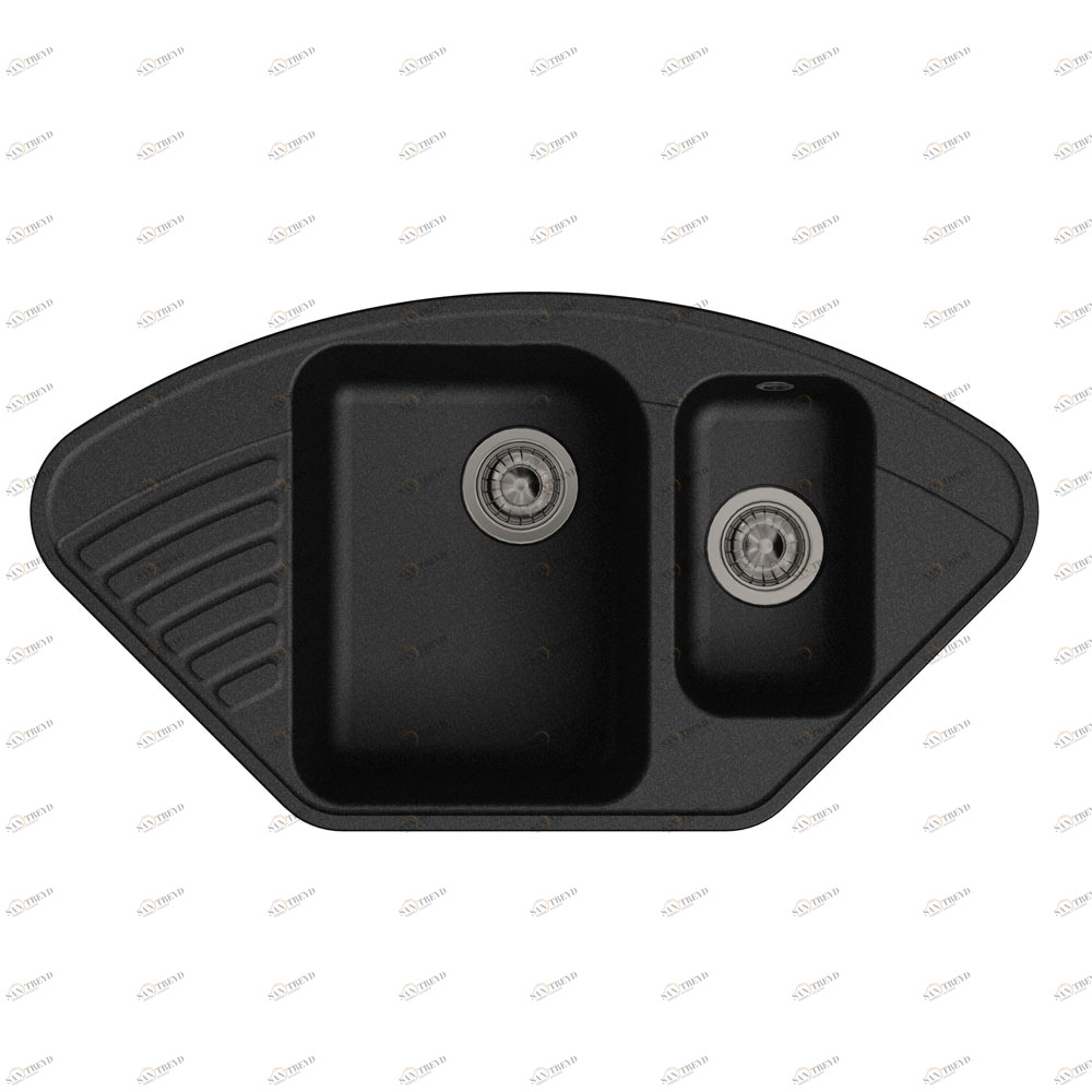 RQ987 антрацит Мойка кухонная прямоугольная Raiber 