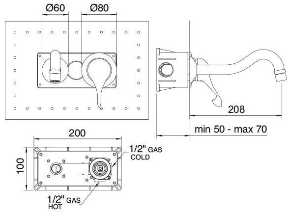 Rubinetterie Treemme Piccadilly  2151  - Вид №2