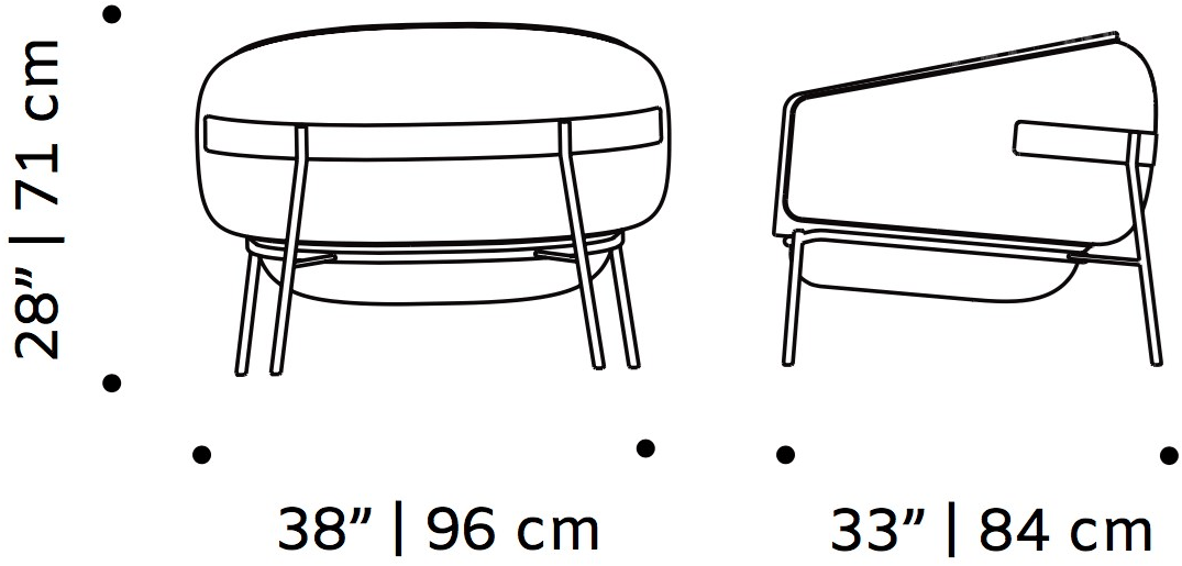 Mambo Unlimited Ideas Кожаное кресло с подлокотниками sun-id-1373736 - Вид №1
