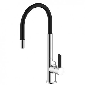 35-10P PERS  Смеситель для кухни черный ARGO kran