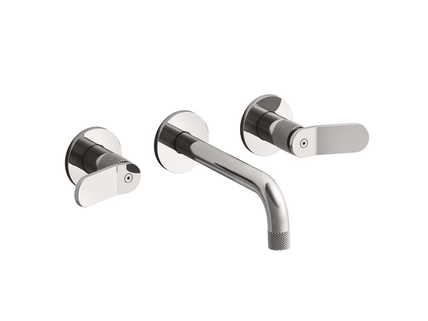 Настенный смеситель для раковины с отдельными розетками CRISTINA Rubinetterie East Side ARCH-00068459