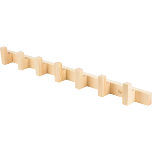 Планка 7 крючков цвет кедр