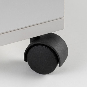 Мебельное колесо поворотное , с винтом М13,2, без тормоза, D50, черный LJPS0204 Public Steel Россия