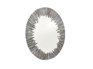 Овальное настенное зеркало