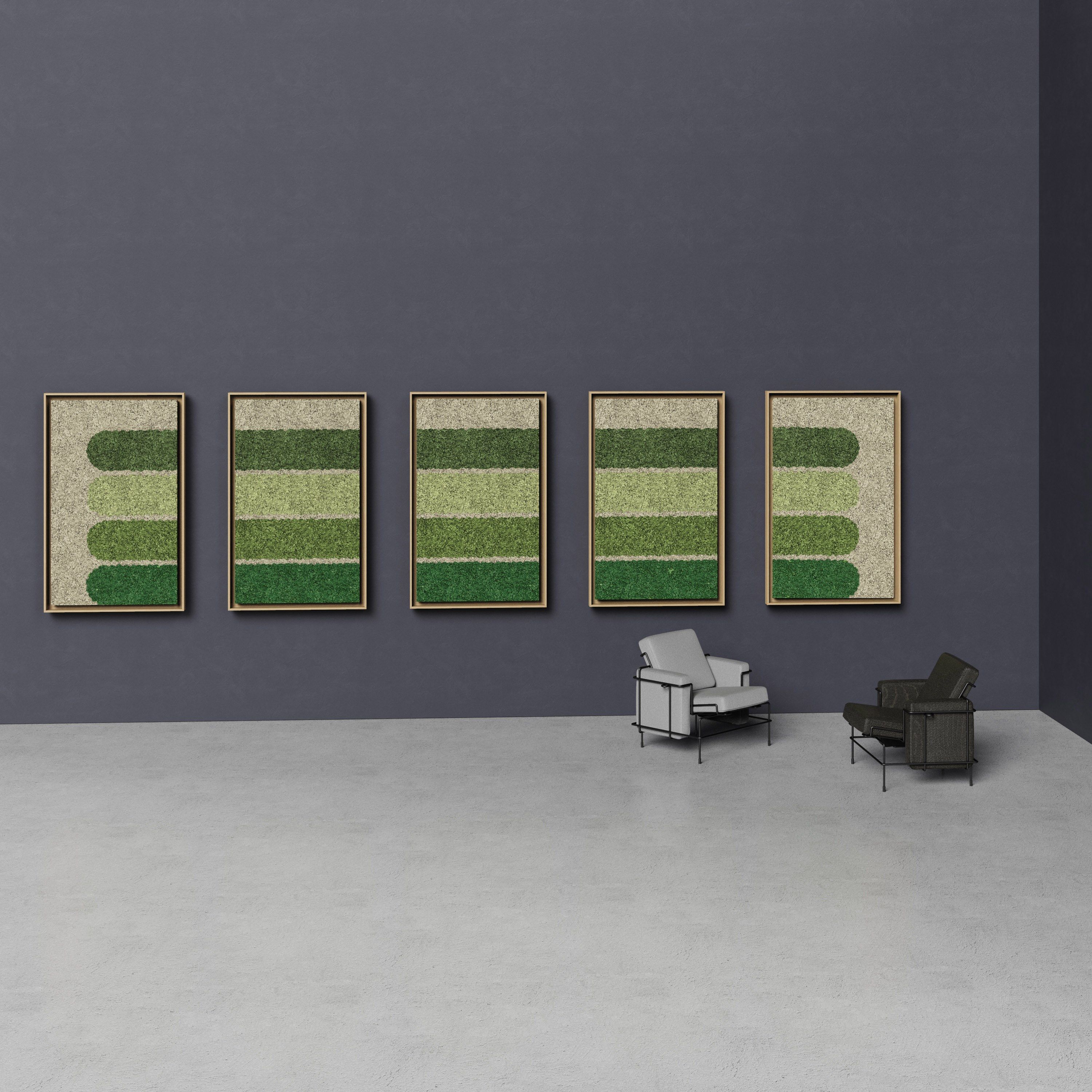 Акустическая панель из мха GREENMOOD FRAMED GEOMETRIC ARCH-00124960 - Вид №13