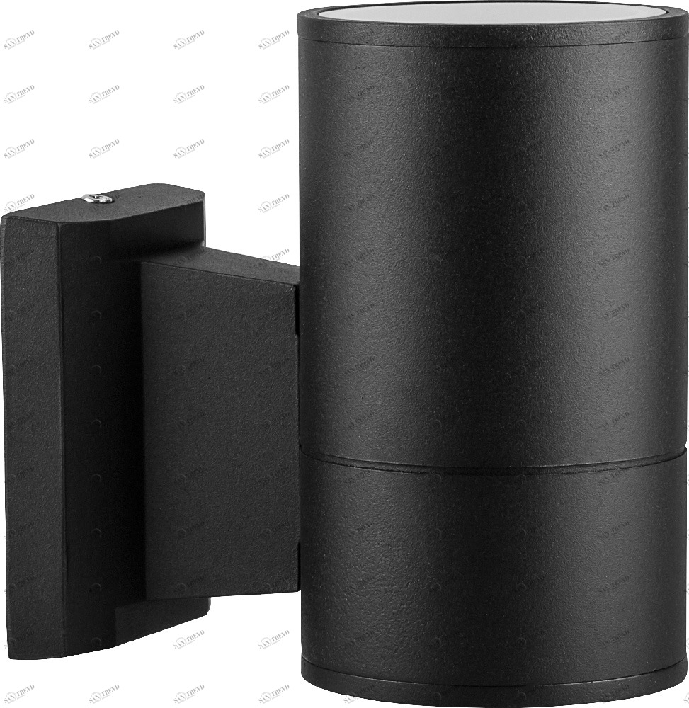 Уличный спот настенный H 16 см черный "Техно" 06296 FERON  00-3956023 Черный 