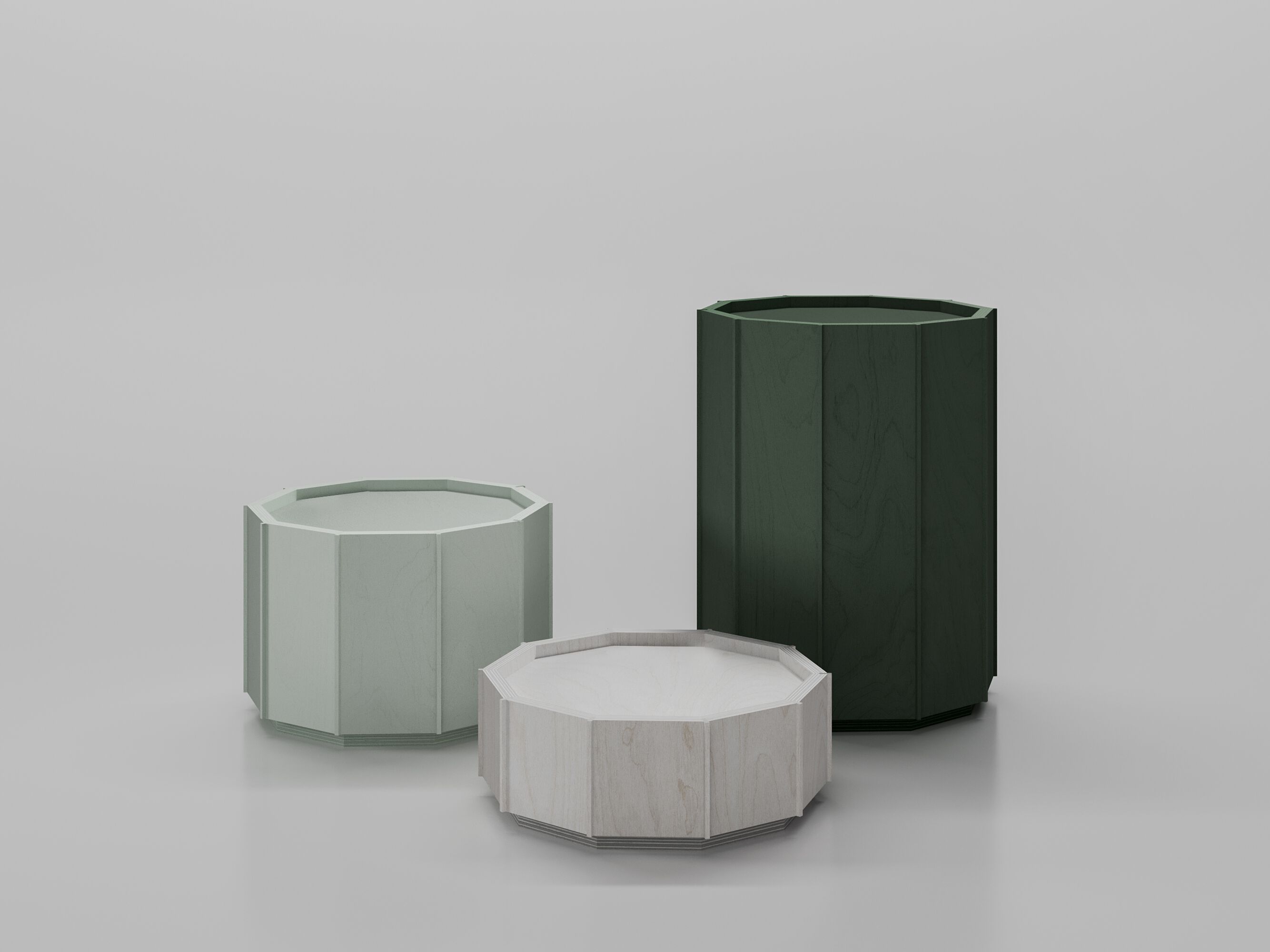 Высокий деревянный журнальный столик с отсеком для хранения VESTA FURNITURE барабаны ARCH-00124967 - Вид №2