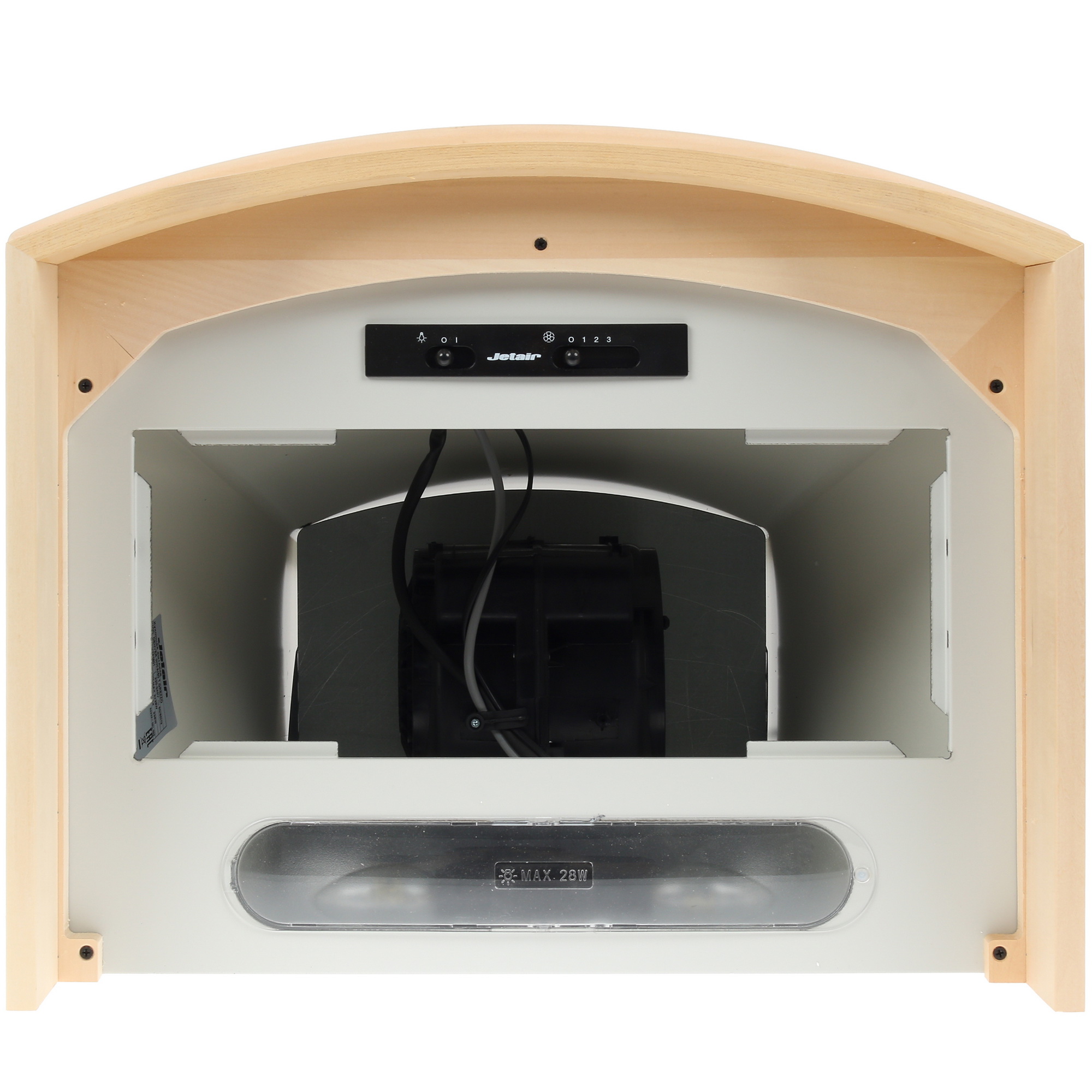 1106526 Вытяжка каминная Jetair DENVER WH/A/60 T.GREZZO белый/бежевый STDN-0037005 - Вид №6