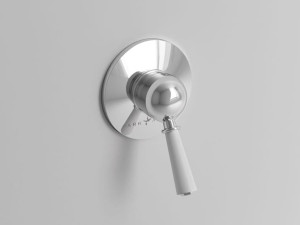 Однорычажный смеситель для душа с пластиной