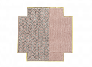 002536 Ковер Rhombus Pink 260х260 GAN Mangas Space