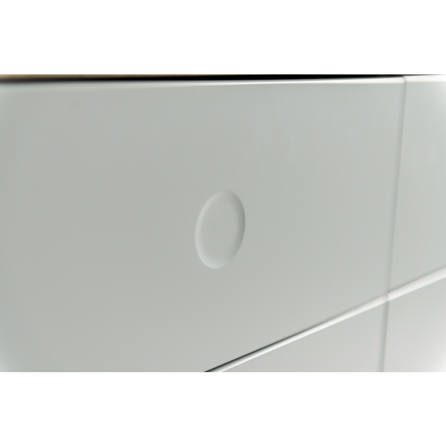 Сервант Tenzo Dot, 79х109х43 см, дуб, белый 1674454 - Вид №4