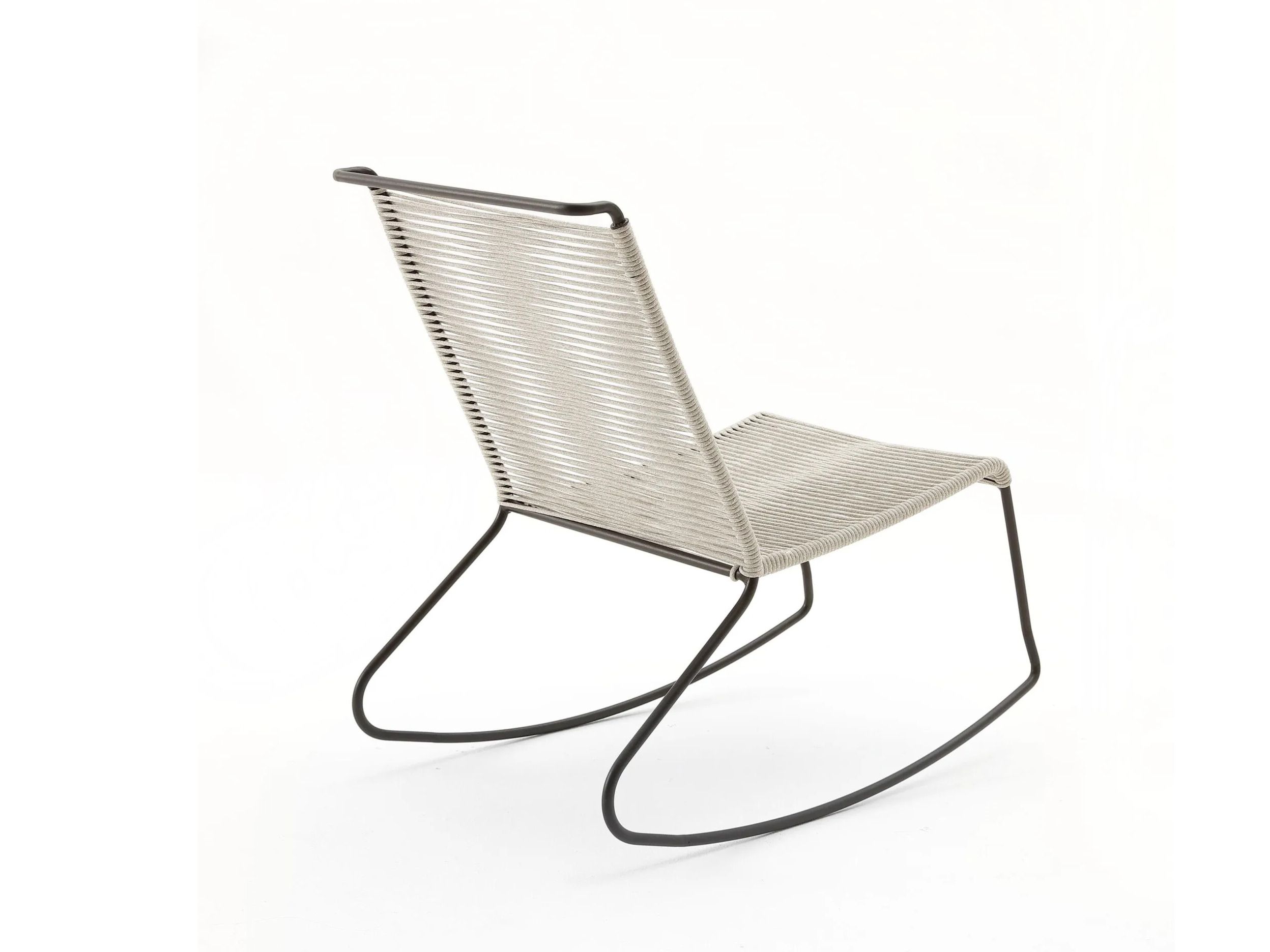 Плетеное алюминиевое садовое кресло-качалка Nodo Italia Beach House ARCH-00068244 - Вид №2