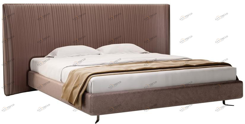 Jetclass Двуспальная кровать с мягким изголовьем  Jpe101.16, jpe101.18, jpe101.20 (a) 