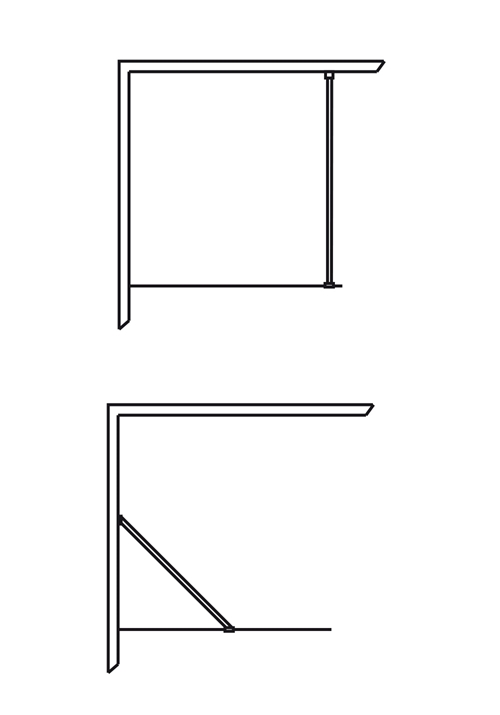 1450341 Igloo Pro Screen Настенный Фиксированный Frosted 80 Hafa Матовый  - Вид №2