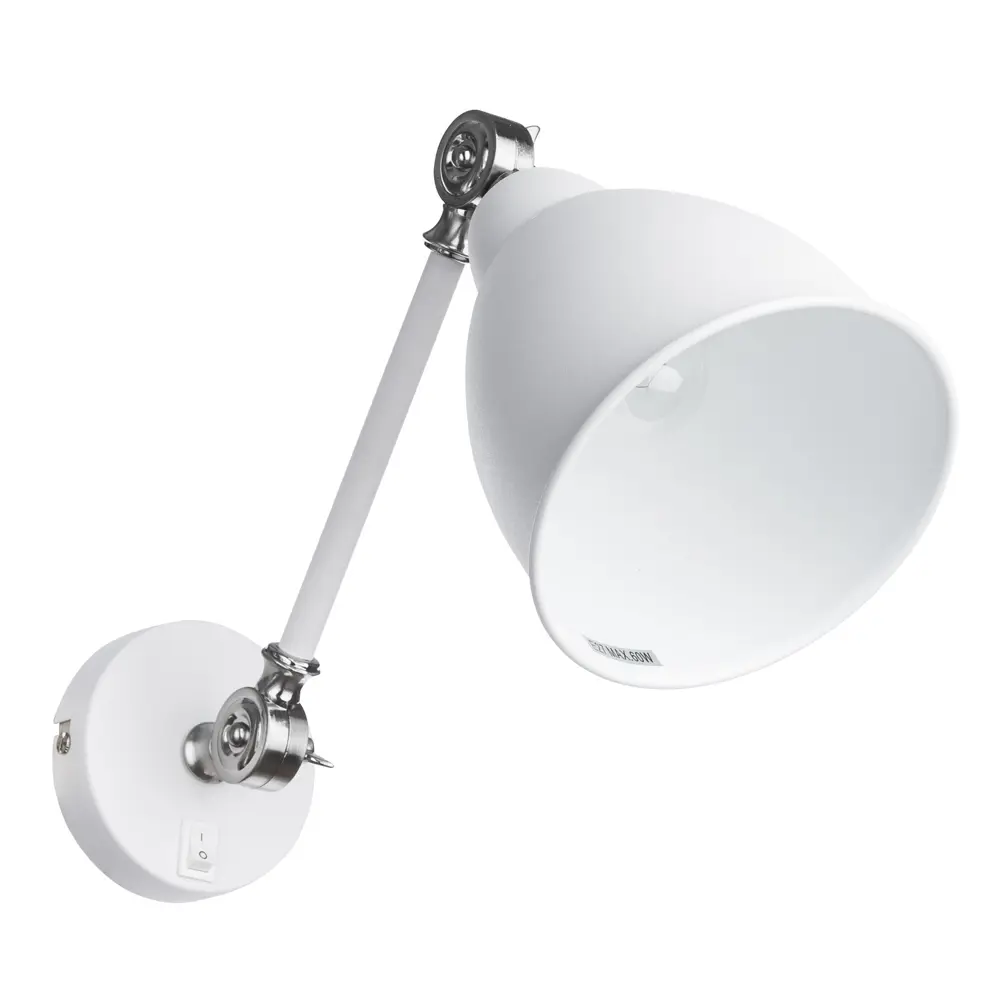 Бра Braccio 1xE27x60 Вт цвет белый матовый 18639021 STLM-2184411 Arte Lamp  - Вид №2
