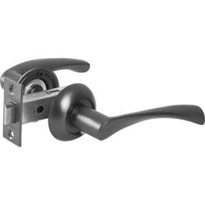 Дверные ручки Punto Crona без запирания комплект цвет графит