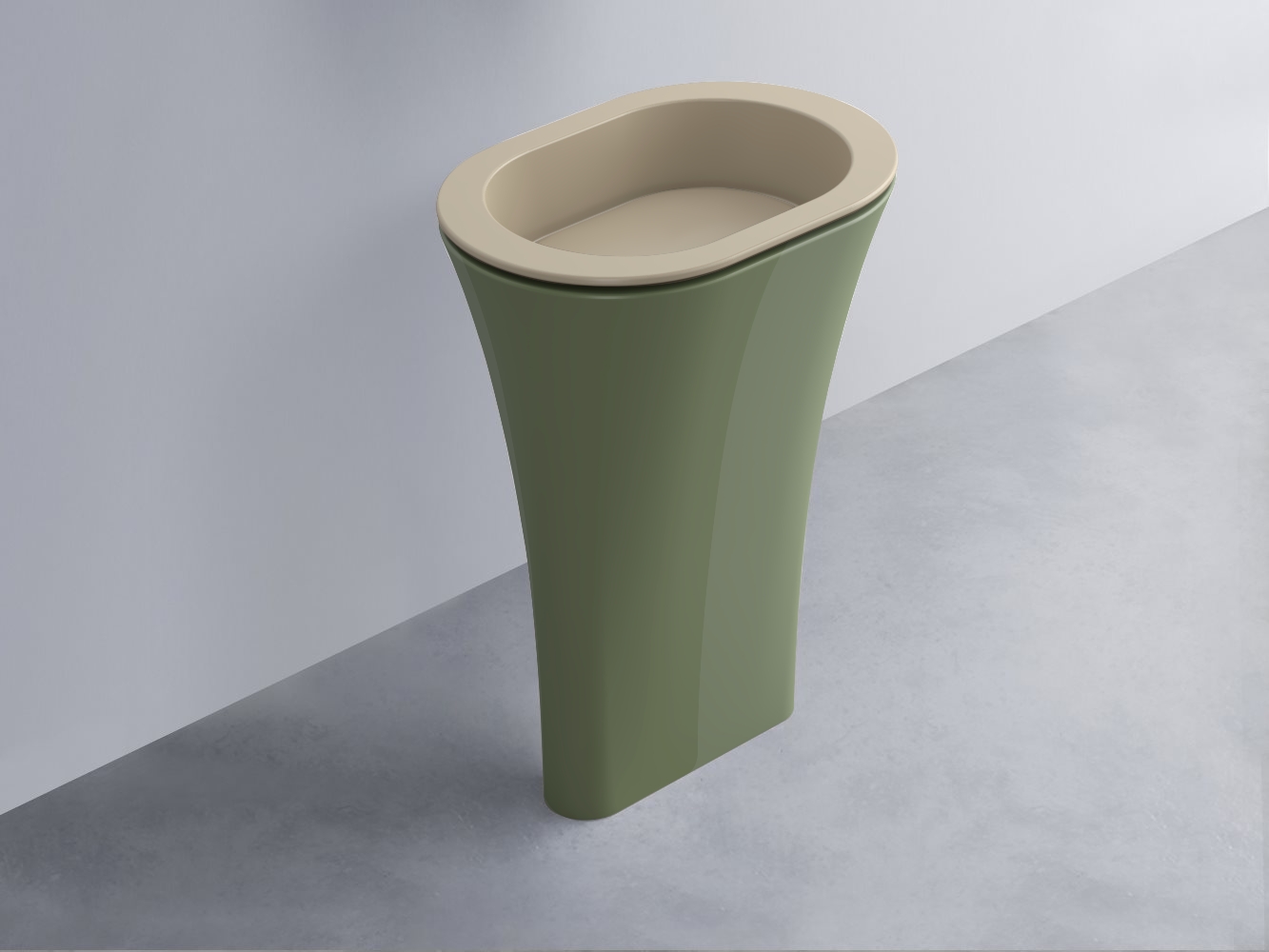 AMLA65-AV+AMPILO-AV+AMCOLO-AG Раковина Amedeo Ovale отдельностоящая cielo Enjoy + Amedeo Ceramica Cielo