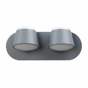 Бра светодиодное на 2 лампы серый Madrid Gray Madrid AP2 CRYSTAL LUX MADRID 00-3931761 Серый