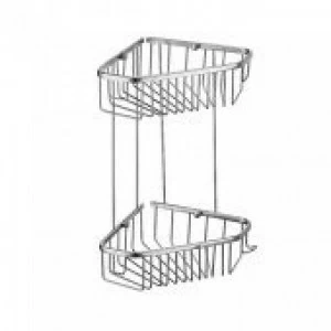 2-этажная полка хром. 18/18 см "трапеция" Rainbowl 18*18/Т