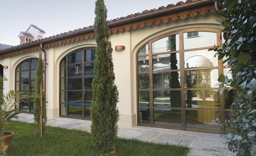 Capoferri Serramenti Распашная дверь с термическим разделением из металла sun-id-1469985 - Вид №9