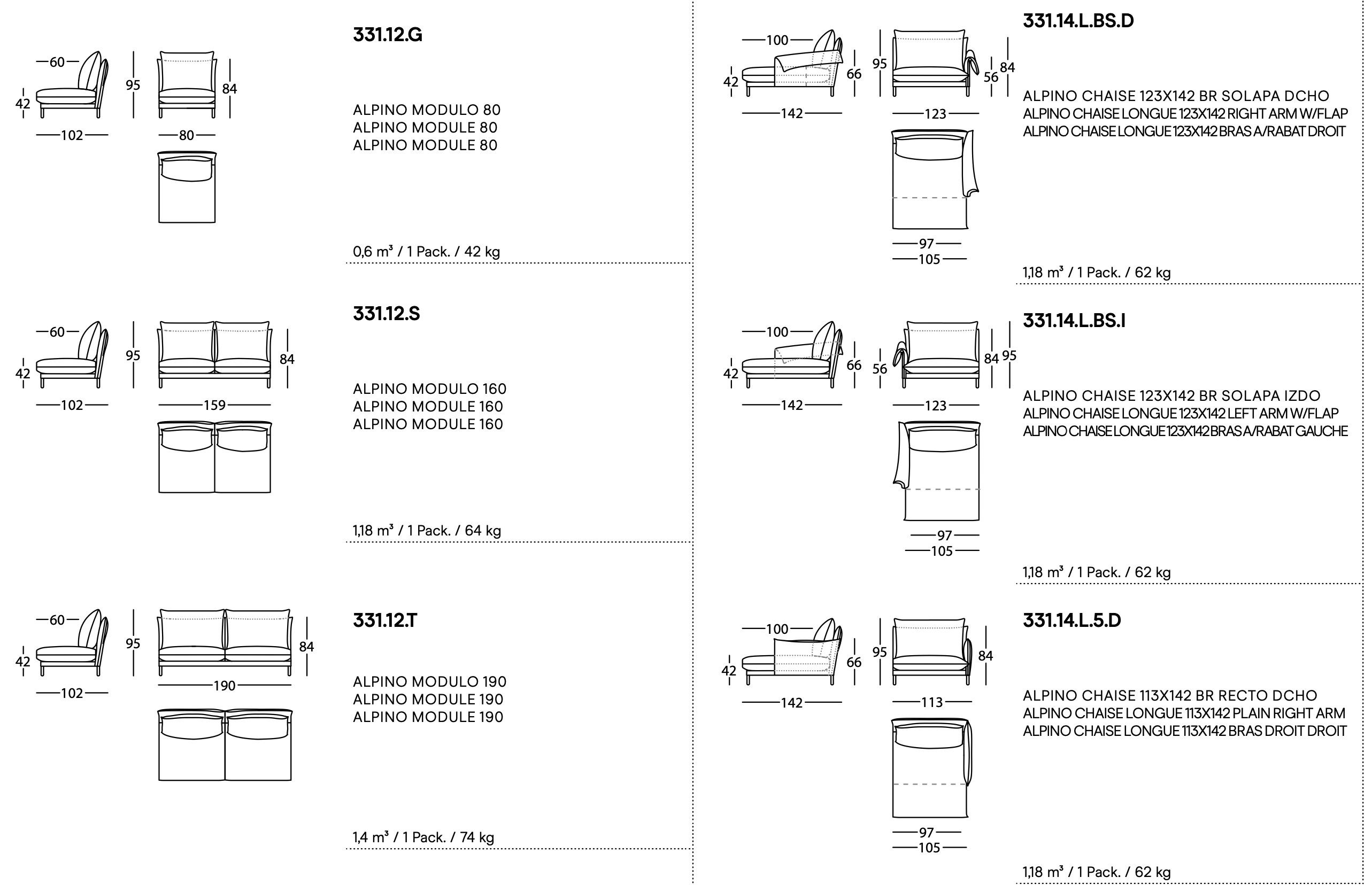 Диван с полуостровом SANCAL Альпийский ARCH-00149296 - Вид №5