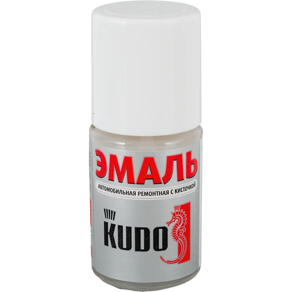 Эмаль автомобильная Kudo с кисточкой цвет Audi Ibis белый 15Мл STLM-2043934